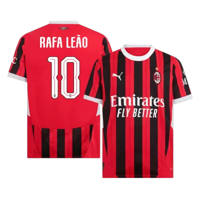 RAFA LEÃO #10 AC Milan Home Soccer Jersey 2024/25 - UCL - gogoalshop