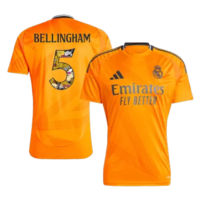 BELLINGHAM #5 Real Madrid Away Soccer Jersey 2024/25 - Bear Champ Font - gogoalshop