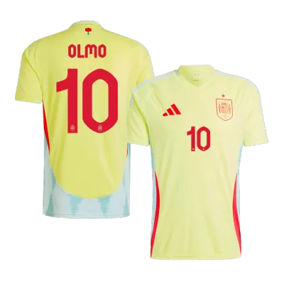 OLMO #10 Spain Away Soccer Jersey EURO 2024 - gogoalshop