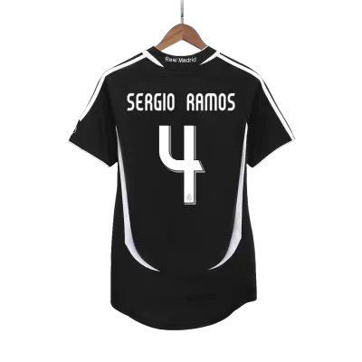 Vintage Soccer Jersey SERGIO RAMOS #4 Real Madrid Away 2006/07 - gogoalshop