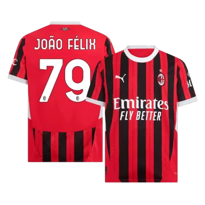 JOÃO FÉLIX #79 AC Milan Home Soccer Jersey 2024/25 - gogoalshop