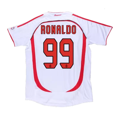 Vintage Soccer Jersey RONALDO #99 AC Milan Away 2006/07 - gogoalshop