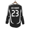 Vintage Soccer Jersey BECKHAM #23 Real Madrid Away Long Sleeve 2006/07 - gogoalshop