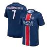 KVARATSKHELIA #7 PSG Home Soccer Jersey 2024/25 - gogoalshop