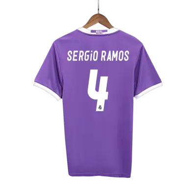 Vintage Soccer Jersey SERGIO RAMOS #4 Real Madrid Away 2016/17 - gogoalshop