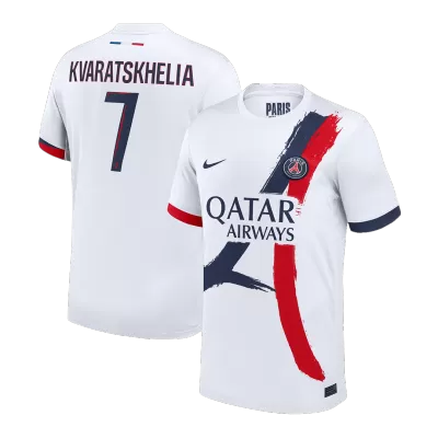 KVARATSKHELIA #7 PSG Away Soccer Jersey 2024/25 - gogoalshop