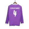 Vintage Soccer Jersey SERGIO RAMOS #4 Real Madrid Away Long Sleeve 2016/17 - gogoalshop