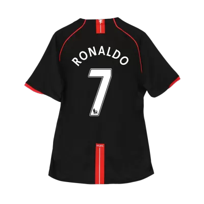 Vintage Soccer Jersey RONALDO #7 Manchester United Away 2007/08 - gogoalshop