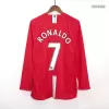 Vintage Soccer Jersey RONALDO #7 Manchester United Home Long Sleeve 2007/08 - gogoalshop