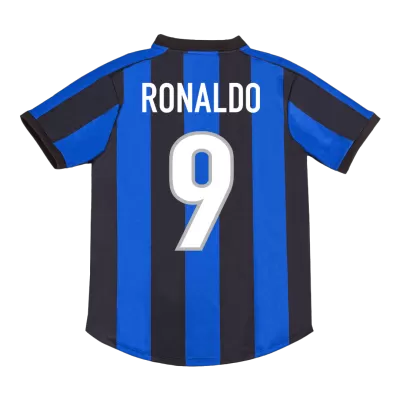 Vintage Soccer Jersey RONALDO #9 Inter Milan Home 1999/00 - gogoalshop