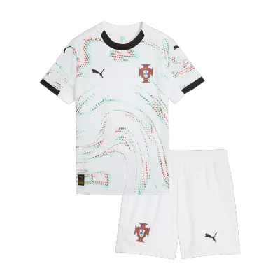 Portugal Away Kids Soccer Jerseys Kit 2025 - gogoalshop