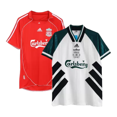 Vintage Jersey Liverpool Away 1993/95 & Vintage Jersey Liverpool Home 2006/07 - gogoalshop