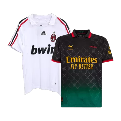 Vintage Jersey AC Milan Away 2007/08 & AC Milan Fourth Away Jersey 2024/25 - gogoalshop