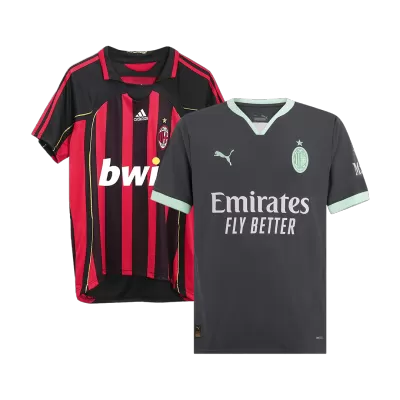 Vintage Jersey AC Milan Home 2006/07 & AC Milan Third Away Jersey 2024/25 - gogoalshop