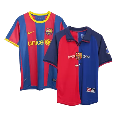 Vintage Jersey Barcelona Home 2010/11 & Vintage Jersey Barcelona Home 1999/00 - gogoalshop